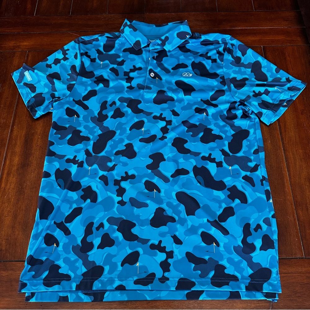 Good Good Golf Camo Polo